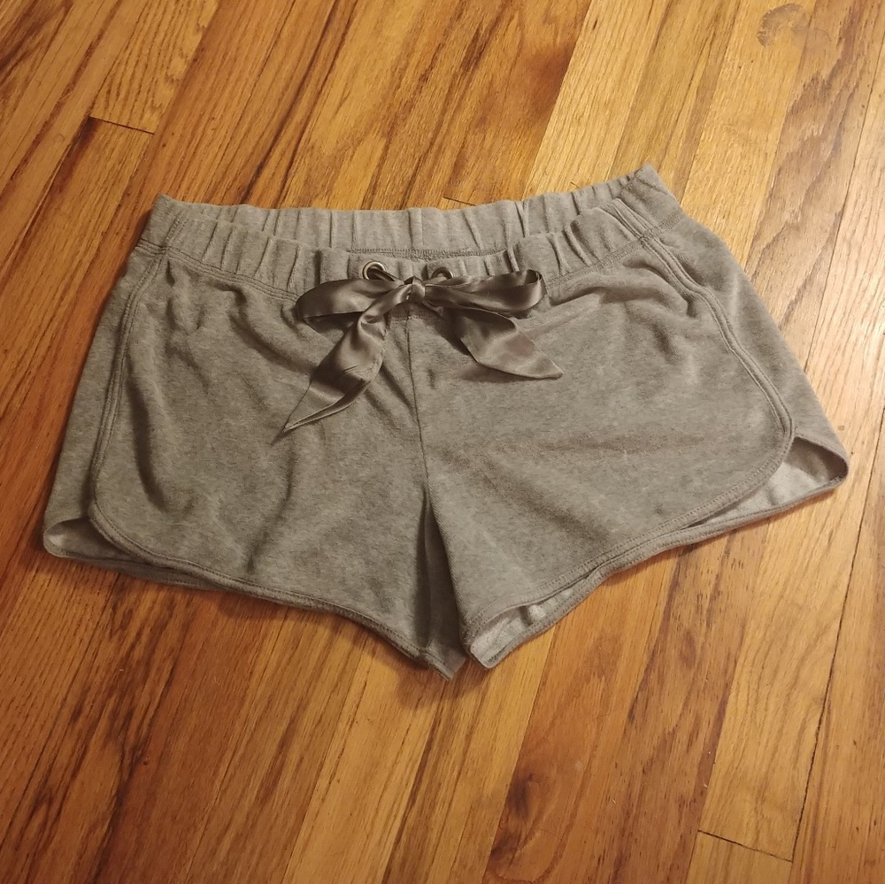Greentea Pajama Shorts Gray Velvet